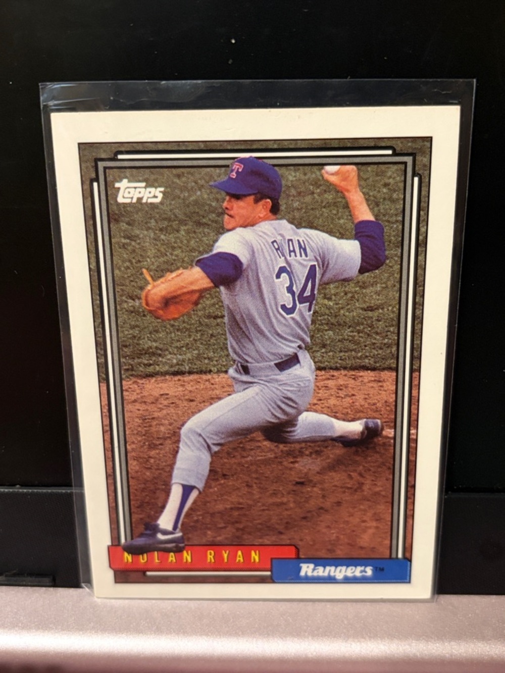 Topps Nolan Ryan Baseball Card - Blue & Gray